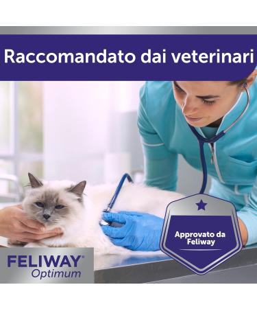 FELIWAY Optimum: New Generation Stress Relief for Cats - Diffuser + Refill 48ml - Buy Online on GoSupps.com
