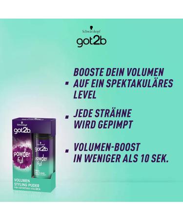got2b Schwarzkopf Powder'ful Hairline Powder 10g - Volumizing Hair Powder - Buy Online on GoSupps.com