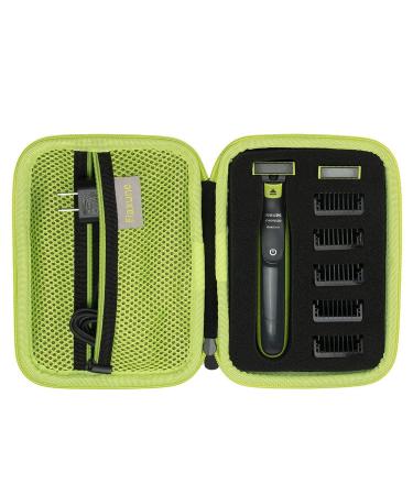 Flaxune Travel Case Replacement for Philips Norelco OneBlade QP2520 QP2530 Face Body Hybrid Electric Trimmer Shaver