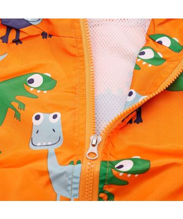 JinBei Toddler Kids Hooded Jacket | Waterproof Windbreaker | Cartoons | 1-7 Years | Yellow - Buy Online on GoSupps.com