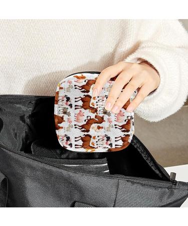 Womens Bonds Storage Pockets Stillpad Holder - Portable Horse Print Period Kit Bag for Girls & Women - Buy Online on GoSupps.com