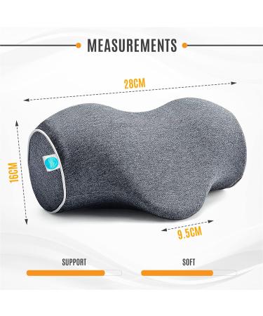 Kaieh Neck Stretcher - Memory Foam Cervical Neck Traction Pillow for Pain Relief and Support - Buy Online on GoSupps.com