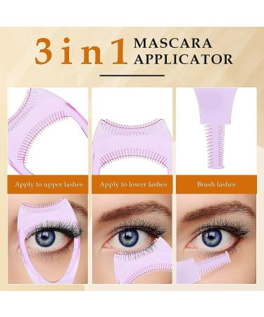 3-in-1 False Eyelashes Applicator Tool for Easy and Precise Application | Upper and Lower Eyelash Brush Mascara Guard | Makeup Tool for Convenient Lash Wear - Buy Online on GoSupps.com