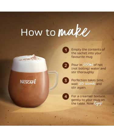 Nescafe Double Choc Mocha Instant Coffee 8 x 20.9g Sachets 100% Responsibly Sourced Coffee - Buy Online on GoSupps.com