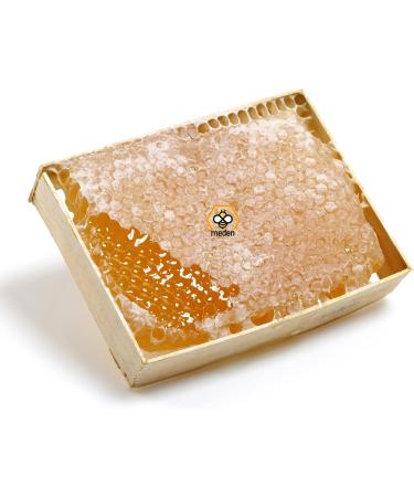 Raw Honeycomb Of Wildflowers In Wooden Frame - Directly From Bee Hive - 300g - Buy Online on GoSupps.com