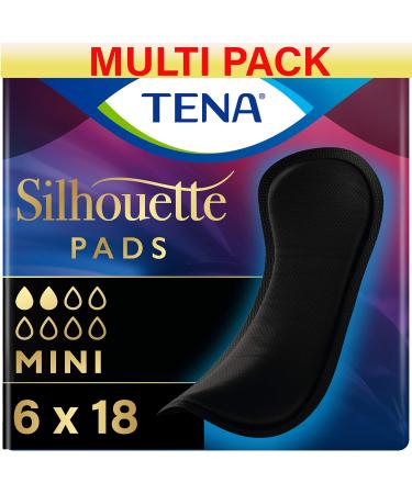 Tena Silhouette Mini Noir pad - pads for bladder weakness and urinary urgency in women