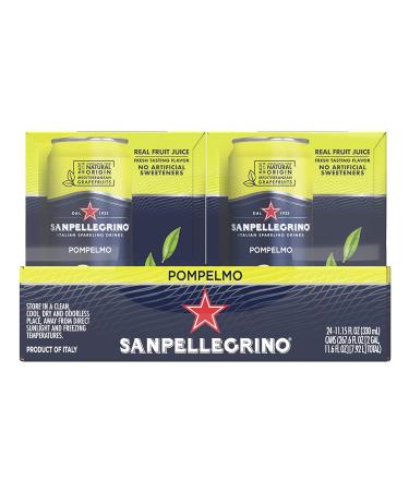 Sanpellegrino Pompelmo Sparkling Grapefruit Beverage - 24 Pack, 11.15 Fl Oz Cans - Buy Online on GoSupps.com