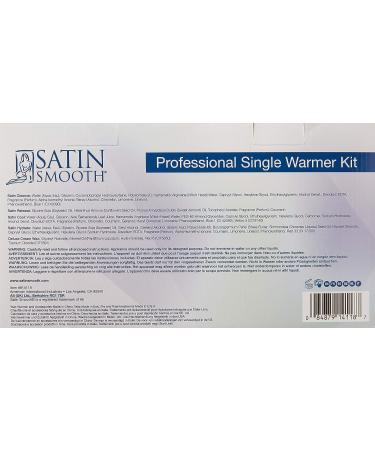 SATIN SMOOTH Professional Single Wax Warmer Kit - 48 Piece Set | Best Waxing Solution - Buy Online on GoSupps.com