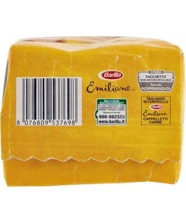  Italian Gourmet E.R. Barilla Pasta Le Emiliane Pack of 4 egg-filled pasta with 100% fresh Italian eggs ideal in broth or sauce 4 x 250g + gourmet Italian polpa 400g - Buy Online on GoSupps.com