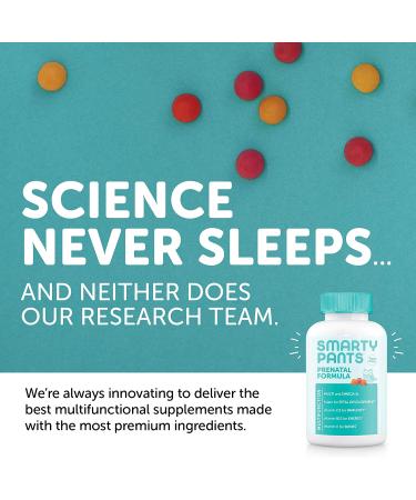 SmartyPants Prenatal Daily Gummy Multivitamin - 180 Count Bottle (40 Day Supply) - Buy Online on GoSupps.com