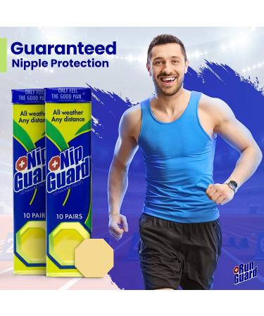 NipGuards Nipple Cover - Ultimate Protection for Endurance Athletes (60) | Since 1998 - Buy Online on GoSupps.com