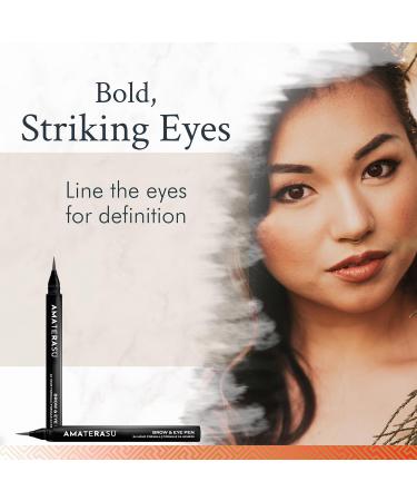 Shop Amaterasu 2-in-1 Eye Liner & Eyebrow Pen - Waterproof Smudgeproof 24Hr Formula for Flawless Makeup - International Shipping Available - Buy Online on GoSupps.com