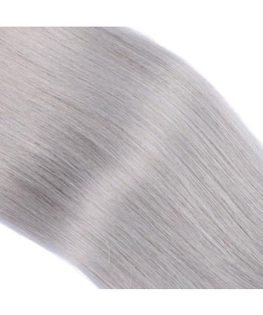 Buy 100% Remy Real Hair Tape In Extensions - #1B/Silver Ombre - 40cm - 50 Bricks - Tresse by Novon Hair Extensions - Buy Online on GoSupps.com