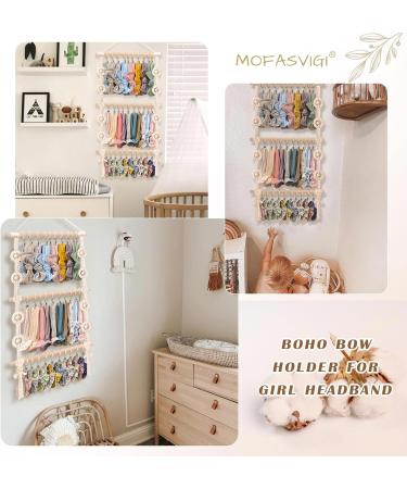 MOFASVIGI Headband Holder for Baby Girls - Hair Accessories Organizer & Decor for Nursery Room - Buy Online on GoSupps.com