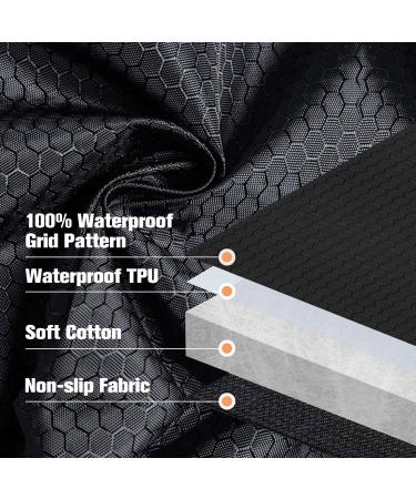 Peticon Waterproof Dog Car Seat Cover with Mesh Window - Nonslip, Scratchproof Hammock for Backseat - Fits Cars, Trucks, SUVs, Jeeps - Black - Buy Online on GoSupps.com