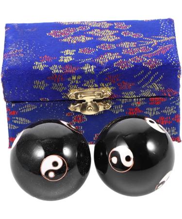 Beaupretty 4-Piece Massage Globe Handballs - Gymnastics Training & Yoga Fitness Massage Balls | Cloisonn Metal Balance Balls for Hand Therapy - Buy Online on GoSupps.com
