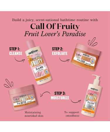 Buy Soap & Glory Summer Scrubbin Gentle Body Scrub 300ml | Best Exfoliating Body Scrub for Radiant Skin | International Shipping Available - Buy Online on GoSupps.com