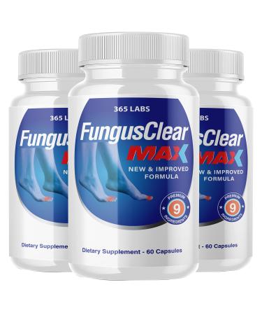 Official & Authentic FungusClear MAX - Fungus Clear MAX 180 Capsules (Money Back Guaranteed)