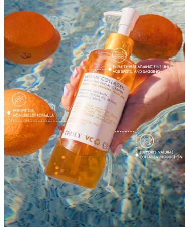 Truly Beauty Vegan Collagen Anti-Aging Cleanser with Retinol & Vitamin C - Refreshing 8 Fl Oz | Shop Internationally - Buy Online on GoSupps.com