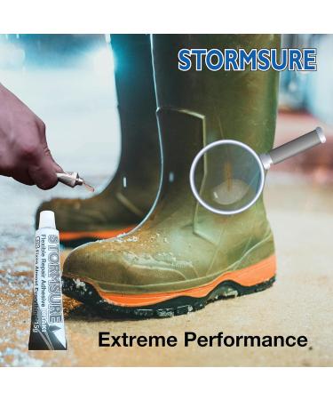 Wellington Boot Repair Kit - Khaki - Industry Wellie glue Sole Repair Heel Repair Boot Repair - Stormsure PU Adhesive Waterproof Permanent Durable Flexible - Buy Online on GoSupps.com