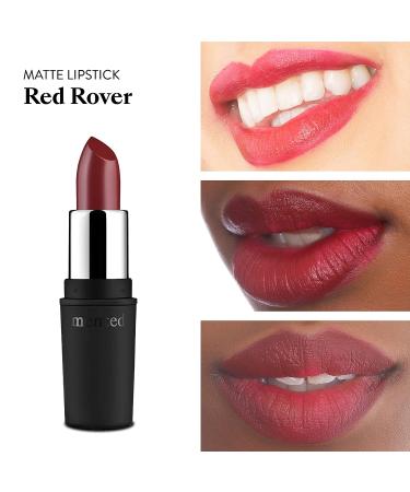 Mented Cosmetics Red Rover Deep Red Matte Lipstick - Long Lasting & Waterproof | Smudge-Proof Dark Red Lip Stain for 24-Hour Wear - Buy Online on GoSupps.com