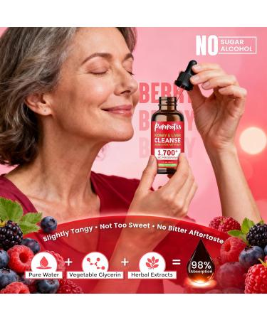 Kidney Cleanse Detox & Repair Drops Pack 2 Chanca Piedra Stone Breaker Formula with Cranberry Artichoke & Milk Thistle Liver Urinary Tract & Bladder Support Mixed Berry Flavor 2 Fl Oz (Pack of 2) - Buy Online on GoSupps.com