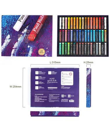 Paul Rubens Oil Pastels - 50 Vibrant Colors | Soft & Creamy Artist Pastels for Painting & Drawing | Ideal for Artists, Beginners, Students & Kids - Buy Online on GoSupps.com