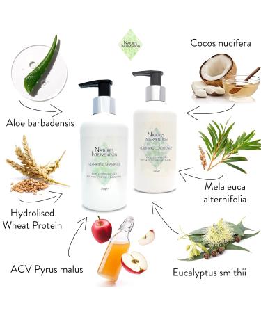 Natural Clarification Flushing - Apple Cider Vinegar & Tea Tree - 250ml | Paraben-Free Sulfate-Free Silicone-Free | pH 5.5 for Sensitive Skin - Nature's Intervention - Buy Online on GoSupps.com