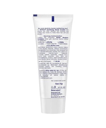 NIVEA Hand Cream Soothing Glycerin & Olive - 75g for Very Dry Skin | Hydrating Moisturizer for All Skin Types - Buy Online on GoSupps.com