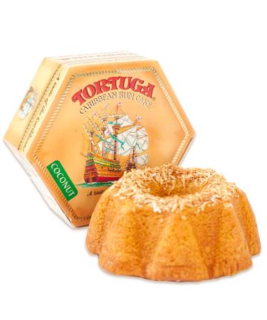 TORTUGA Caribbean Coconut Rum Cake - 32 oz | Premium Gourmet Gift for Parties, Holidays & Birthdays - Buy Online on GoSupps.com