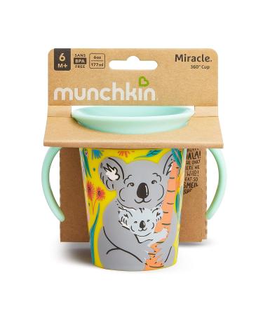 Munchkin Miracle 360 Wildlove Trainer Cup 6 Oz - Koala | Leak-Proof Sippy Cup - Buy Online on GoSupps.com