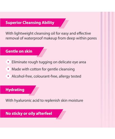 Biore Makeup Removing Cotton Oil - 10 Sheets | Gentle Cleansing for Effortless Makeup Removal | Health & Beauty Essentials - Buy Online on GoSupps.com