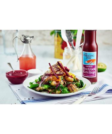 The Foraging Fox Smoked Beetroot Ketchup 9oz x 6 - Buy Online on GoSupps.com