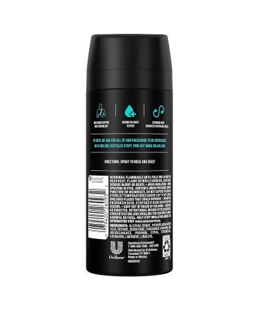 AXE Apollo Body Spray Deodorant for Men - Sage & Cedarwood Aluminum-Free Long-Lasting Odor Protection 4.0 oz - International Shipping Available - Buy Online on GoSupps.com