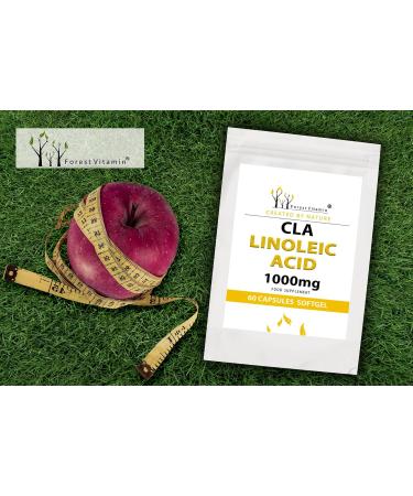 CLA Forest Vitamin - CLA Linoleic Acid 1000mg - 60 Gel Capsules | Supports Weight Loss | International Shipping - Buy Online on GoSupps.com