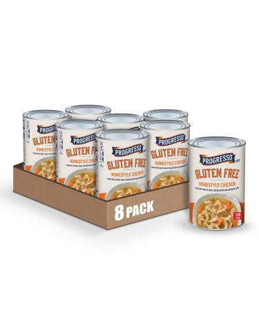 Progresso Gluten Free, Homestyle Chicken Soup, 14 oz (Pack of 8)