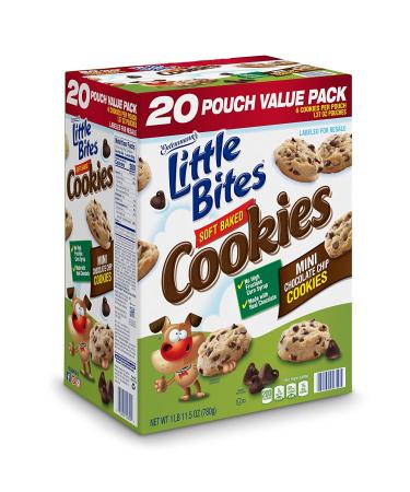 Entenmann's Little Bites Soft Baked Chocolate Chip Cookies - 20 Pouches - Buy Online on GoSupps.com