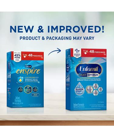 Enfamil Enspire Baby Formula | Immune-Supporting Lactoferrin & Brain Building DHA | Closest to Breast Milk | 30oz Refill Box 4 Pack - Buy Online on GoSupps.com