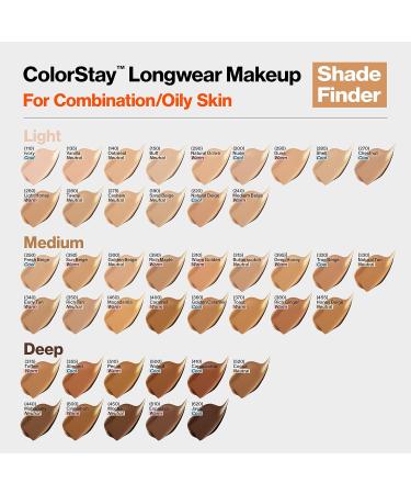 Revlon ColorStay Liquid Foundation SPF 15 Matte Finish Rich Tan 30 ml - Longwear Formula for Combination/Oily Skin - Buy Online on GoSupps.com