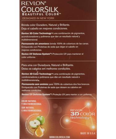 Revlon ColorSilk Permanent Hair Color Dark Brown 30 - 2 Pack - Buy Online on GoSupps.com