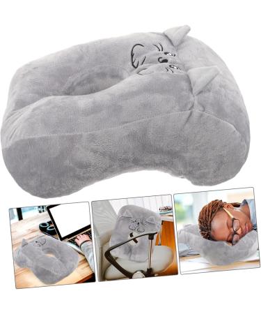 Healeved Neck Nap Pillow - Gray PP Cotton | Comfortable 28x23cm Travel Pillow for Girls - International Shipping Available - Buy Online on GoSupps.com