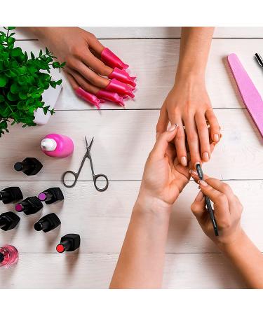Utopia Care Stainless Steel Cuticle Pusher & Spoon Nail Cleaner - Professional Manicure Tool for Nails (Black) - Buy Online on GoSupps.com