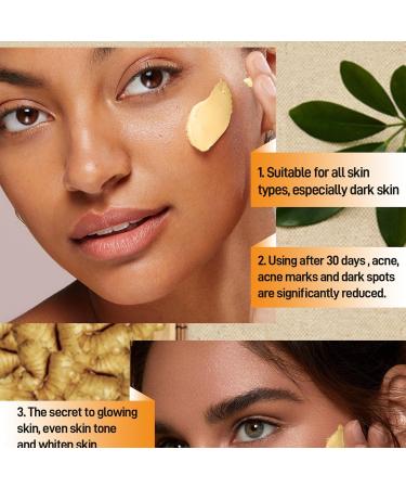 Kojic Acid Skin Lightening Cream - Moisturiser Face Women - Kojic Acid Cream with Turmeric - Anti Aging Face Cream for Anti-wrinkle - Brighten & Even Skin Tone Moisturizing Dark Spots Firming Skin - Buy Online on GoSupps.com