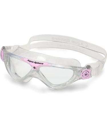 Aquasphere Vista Junior Swimming Goggles - 180 Degree Vision, Leak Free Seal, Anti-Fog, Pink - Buy Online on GoSupps.com