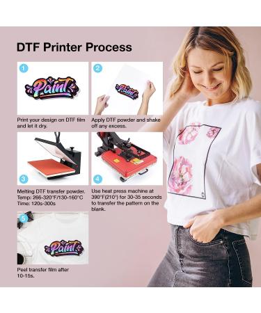 AOSORW DTF Transfer Film - 50 Sheets, Sublimation/Iron On Heat Transfer Paper (A4 Size) - Buy Online on GoSupps.com