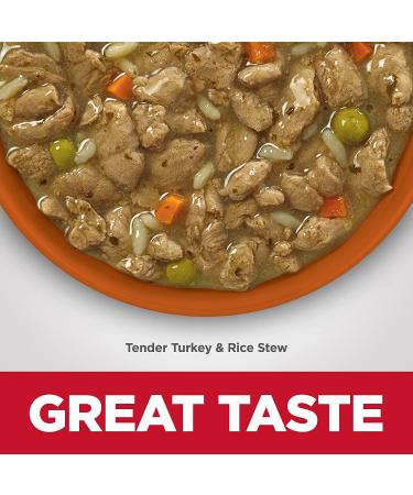 Hill's Science Diet Adult Wet Dog Food: Sensitive Stomach & Skin, Tender Turkey & Rice Stew 12-Pack - Buy Online on GoSupps.com