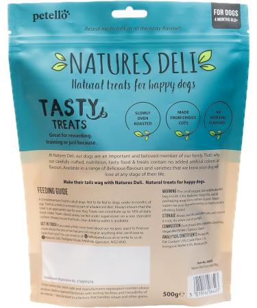 Natures Deli Duck Jerky Dog Treats Grain Free Low Fat Treats for Dogs High Protein Dog Chews - 500g Duck 1 count (Pack of 1) - Buy Online on GoSupps.com