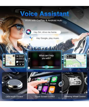 2024 Style Wireless Carplay/Android Auto Adapter | OEM Wired Conversion | USB A/C Compatible | Plug & Play Setup - Buy Online on GoSupps.com