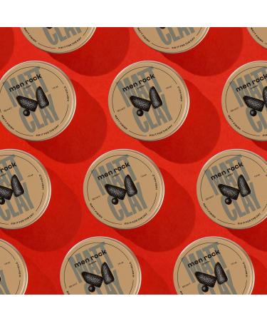 Men Rock Matt Clay - High Hold Matt Finish Nourishing Hair Styling with Cocoa Butter & Oils - 30ml - Buy Online on GoSupps.com