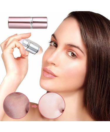 Double Head Design Oil-Absorbing Volcanic Face Roller Portable and Reusable Oil-Resistant Facial Tool Face Makeup Facial Skincare Tool for Facial Massage Naysku Pink - Buy Online on GoSupps.com